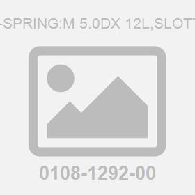 Pin-Spring:M 5.0Dx 12L,Slotted